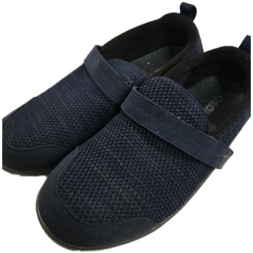Orthofeet Quincy 823 Women's 11 X-Wide 2E Navy Blue Stretch Orthopedic Shoes LNW
